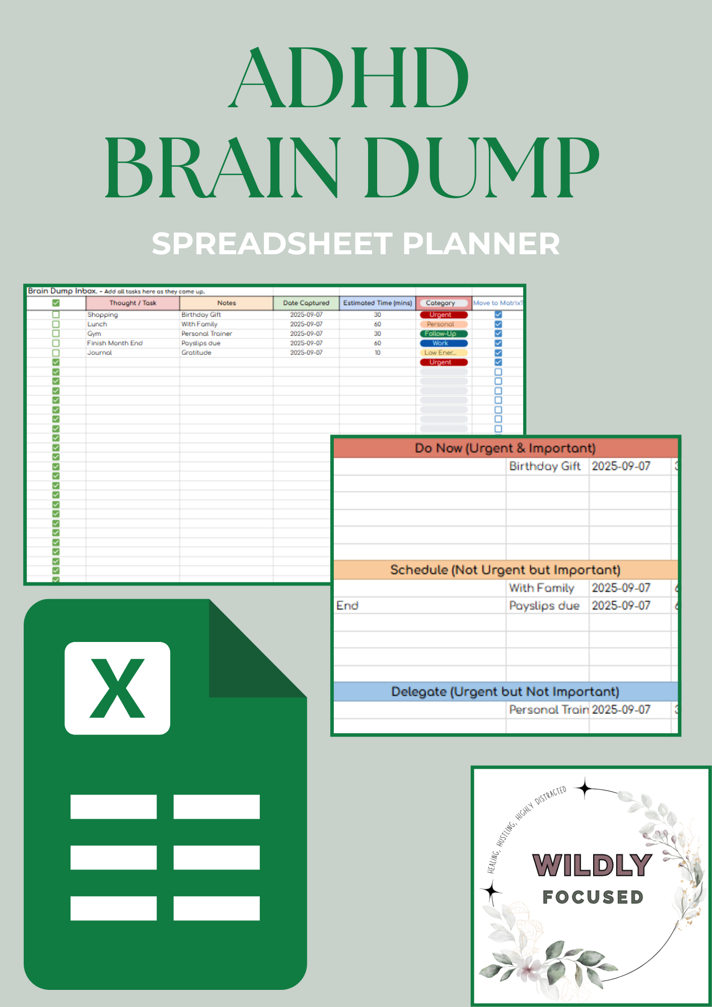adhd digital planner: eisenhower matrix adhd digital planner: eisenhower matrix