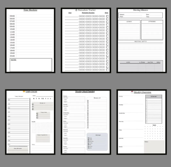 adhd focus planner: brain dump, time blocking, habit tracker (printable pdf) adhd focus planner: brain dump, time blocking, habit tracker (printable pdf)